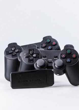 Ігрова приставка m8 mini game stick 10000 ігор 4k/hdmi/64 gb + 2 бездротових джойстика