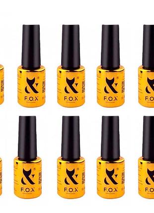 Набір гель лаків f.o.x. 7 мл. в асортименті 10шт