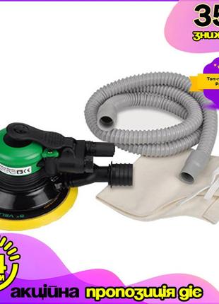 Шлифмашинка пневматическая орбитальная toptul kama0503 5quot; для металла, пластика и дерева gl-55