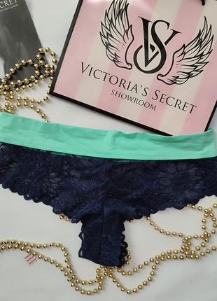 Трусики ажурні victoria's secret original m pink