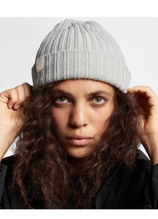 Шапка унисекс nike u nikelab nsw beanie essential grey 922172-050