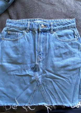 Джинсовая юбка юбка denim co h&m как zara