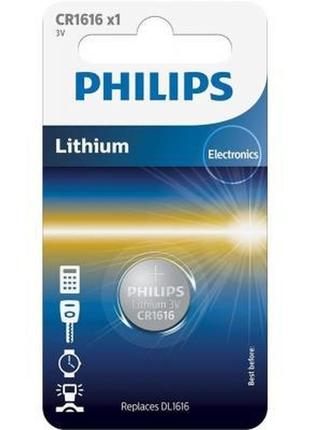 Батарейка philips cr1616 philips lithium (cr1616/00b)