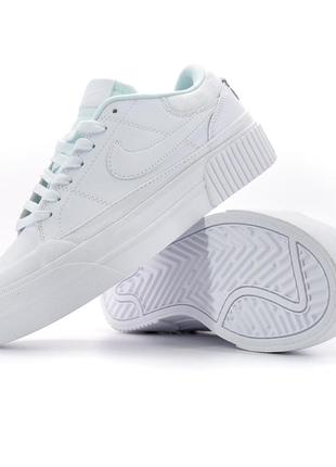 Жіночі кросівки nike court legacy white / smb