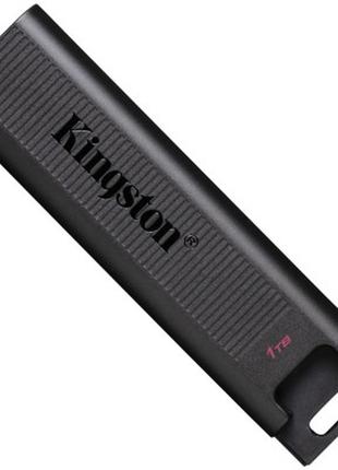 Usb флеш накопитель kingston usb-накопичувач 1tb datatraveler max usb 3.2 gen 2 type-c black (dtmax/1tb)