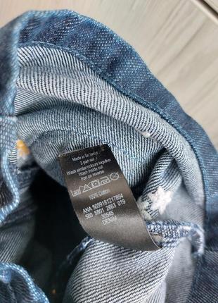 Брендовые джинсовые шорты комбинезон