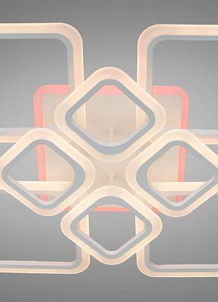 Потолочная led-люстра с диммером и подсветкой, 145w