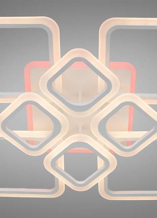 Потолочная led-люстра с диммером и подсветкой, 145w