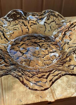 Ваза фруктовниця скло