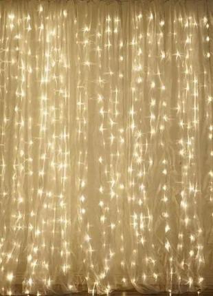 Гирлянда водопад 240led 2×2м