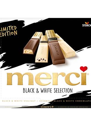 Шоколадные конфеты merci black & white selection 240g