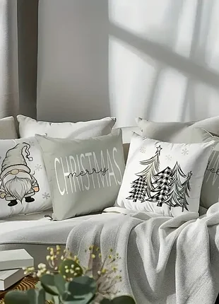 Набор чехлов для подушек рождественский