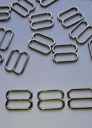 Регуляторы серебро 10 мм для пошива нижнего белья