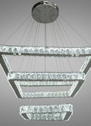 Хрустальная светодиодная люстра-подвес, 110w