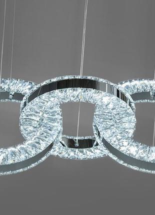 Хрустальная светодиодная люстра-подвес, 32w