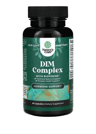 Dim комплекс підтримка гормонального балансу (dim complex) nature's craft  60 капсул