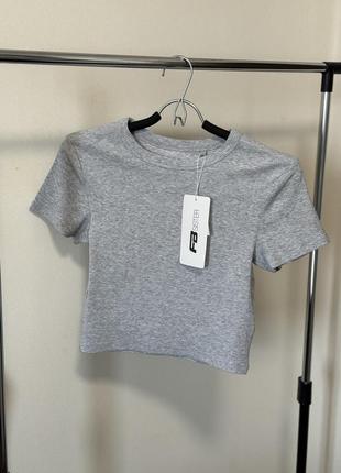 Топ футболка в рубчик fbsister