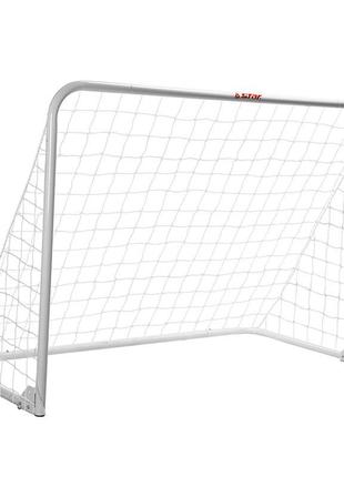 Ворота футбольные с сеткой sn920 белый (57623053), star