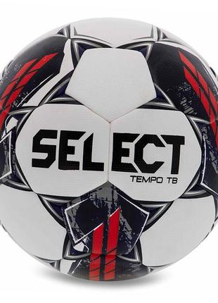 Мяч футбольный tempo tb fifa basic v23 tempo-4wgr №4 бело-серый (57609029), select