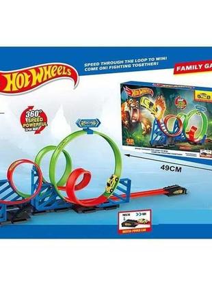 Трек мертвая петля хот уилс, игрушка гоночный трек трасса hot wheels, хот вилс треки