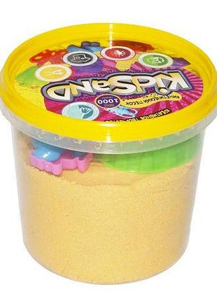 Кинетический песок "kidsand", желтый, 1000 г