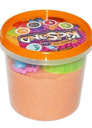 Кинетический песок "kidsand", оранжевый, 1000 г