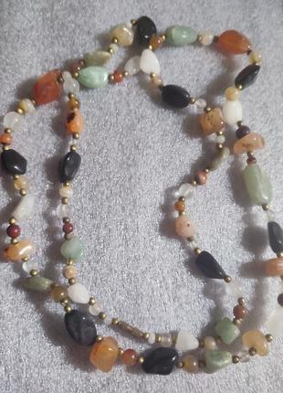 Ожерелье из натуральных камней, винтаж