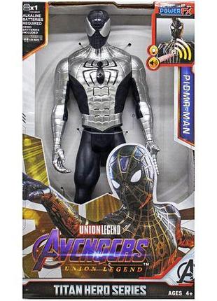 Людина павук чорний срібло