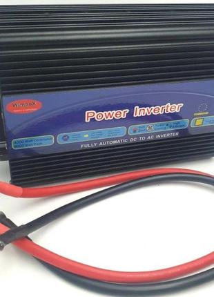 Авто инвертор 12v-220v 4000w преобразователь напряжения wimpex 12в-220в 4000вт