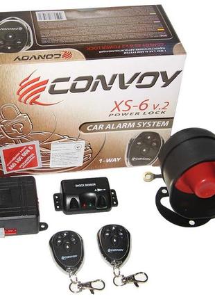 Сигнализация convoy xs-6 v2 силовой выход на центральные замки