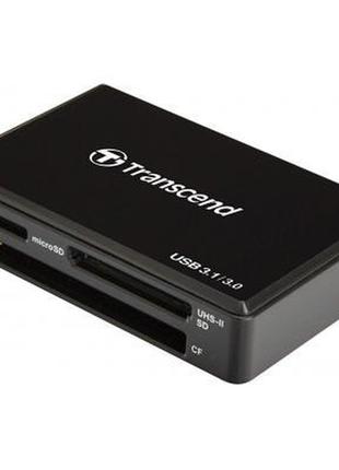 Зчитувач флешкарт transcend usb 3.1 black (ts-rdf8k2) продаж