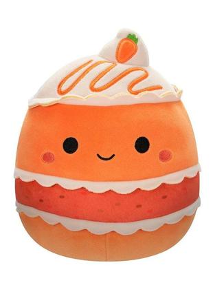 Мягкая игрушка squishmallows - морковный тортик (19 cm)