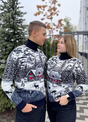 Модель "будиночок" з горлом синій