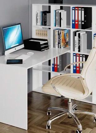 Стіл комп’ютерний з стелажем (а-82-11)