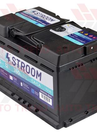 Аккумулятор 78 ah/12v 760a(en) 278х175х190 (0) r*
