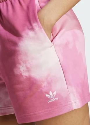 Рожеві бавовняні шорти adidas