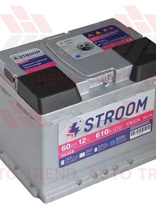 Аккумулятор 60 ah/12v 610a(en) silver 242х175х190 (0) r*