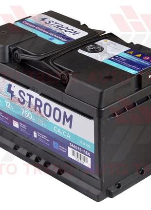 Аккумулятор 75 ah/12v 750a(en) 278х175х175 (0) r (низкий)*