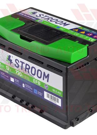 Аккумулятор 72 ah/12v 720a(en) efb 278x175x190 (0) r