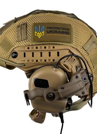 Шлем fast helmet nij iiia каска с наушниками earmor m31 mod3 с чебурашкой кавер мультикам