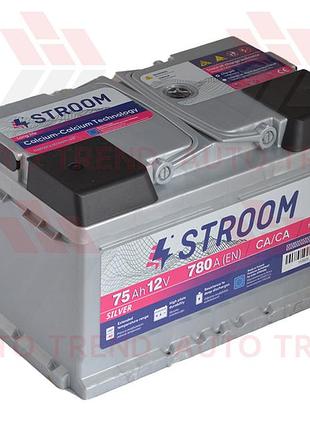 Аккумулятор 75 ah/12v 780a(en) silver 278х175х175 (0) r (низкий)*