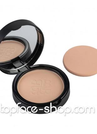 Компактна пудра для обличчя bogenia matte powder velvet vanilla