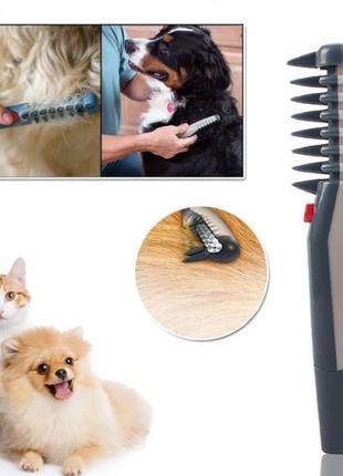 Расческа для шерсти кnot out electric pet grooming comb wn-342 фото