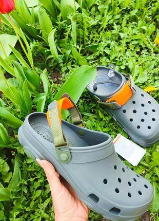 Крокси Crocs na cały rok Beżowe