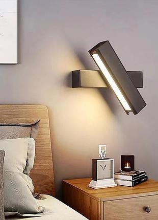 Настінне бра laguna у чорному корпусі
