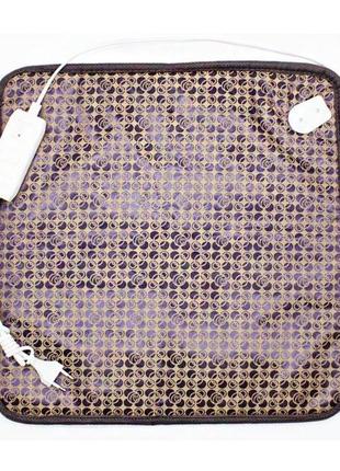 Коврик с подогревом бронзово-коричневый, 45х45 см