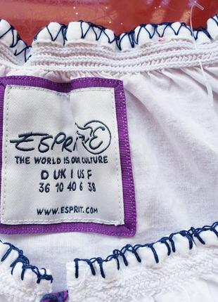 Esprit есприт жіноча вишиванка s 44 довгий рукав легкої бавовни весна літо4 фото