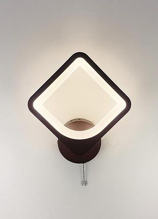 Мінімалістичнe бра led у корпусі coffee