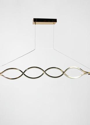 Сучасна золота люстра waterlines у двох розмірах
