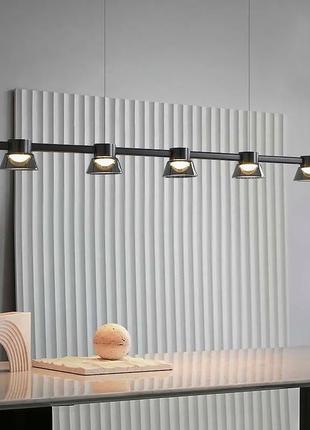 Видовжена люстра hildfrid на 5 плафонів